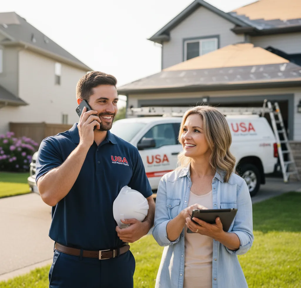 USA Roof Repair Experts customer support in Sun Valley